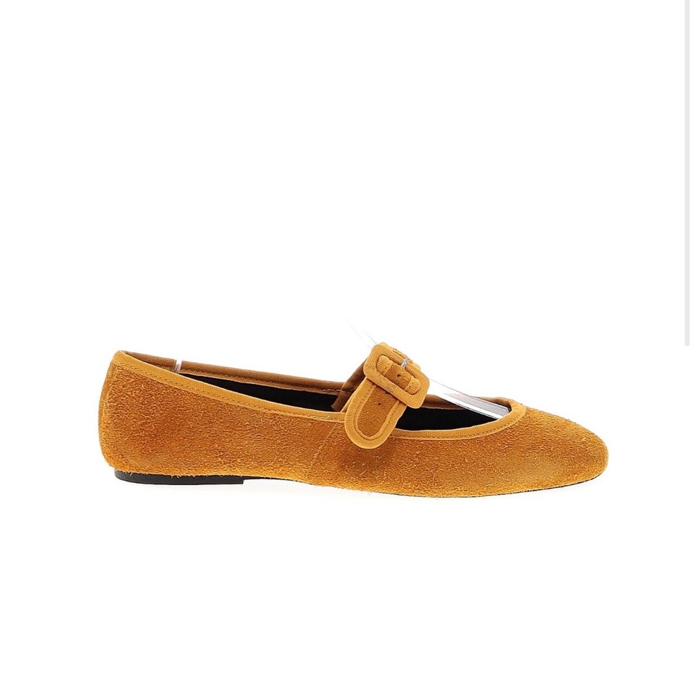 Sam & Libby Mustard Flats with Buckle